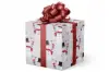 24W x 417 ft, Holiday Wrapping Paper, Frosty Flakes