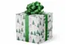 24W x 417 ft, Holiday Wrapping Paper, Snowmen & Trees