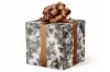 24W x 417 ft, Everyday Wrapping Paper, Black Pines