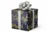 24W x 417 ft, Everyday Wrapping Paper, Navy-Gold Wintertown
