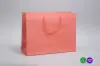 13W x 5D x 10H, Matte Gaia Eurotote Bags with Paper Rope Handles, Cantaloupe