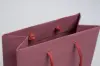16W x 6D x 12H, Matte Gaia Eurotote Bags with Paper Rope Handles, Marsala