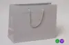 16W x 6D x 12H, Matte Gaia Eurotote Bags with Paper Rope Handles, Gray