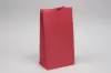 6W x 3-5/8D x 11-1/16H, Stand Up Colored Paper Bags, Red