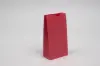 4-1/8W x 2-1/2D x 7-7/8H, Stand Up Colored Paper Bags, Red