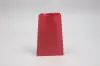 6-1/4W x 9-1/4L, Pinch Bottom Colored Paper Bags, Red