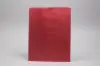12W x 15L, Pinch Bottom Colored Paper Bags, Red