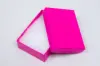 3L x 2-1/8W x 1H, 2-Piece Set-Up Jewelry Boxes w/Fiber Insert, Fuchsia Gloss