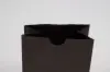 6W x 3-5/8D x 11-1/16H, Stand Up Colored Paper Bags, Black
