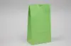 6W x 3-5/8D x 11-1/16H, Stand Up Colored Paper Bags, Lime