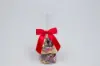 3W x 2-3/4 Bow, Pre-Tied Satin Bows With Wire Twist, Red Satin