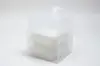 9W x 8D x 10H, Economy Plastic Take-Out Bags with Die-cut Handles, White
