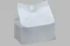 13W x 10D x 15H, Economy Plastic Take-Out Bags with Die-cut Handles, White