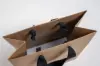 16W x 6D x 12H, Kraft Eurotote Bags with Twill Handles