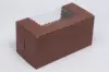 8L x 4W x 4H, Chocolate Cocoa Brown Bakery Boxes with Window, Chocolate Brown