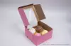 7L x 7W x 4H, Strawberry Pink Bakery Boxes with Window, Strawberry