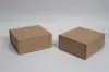5-7/8L x 5-1/4W x 2-1/2H, Premium Folding Vesta Gift Boxes, Natural Kraft
