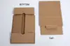 5-7/8L x 5-1/4W x 2-1/2H, Premium Folding Vesta Gift Boxes, Natural Kraft