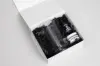 8-1/2L x 7-3/4W x 3-3/4H, Premium Folding Vesta Gift Boxes, White