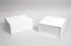 5-7/8L x 5-1/4W x 2-1/2H, Premium Folding Vesta Gift Boxes, White