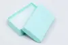 2-1/2L x 1-1/2W x 7/8H, 2-Piece Set-Up Jewelry Boxes w/Fiber Insert, Blue Ice Gloss