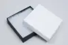 3-1/2L x 3-1/2W x 1H, 2-Piece Set-Up Jewelry Boxes w/Fiber Insert, Black Onyx and White Canvas
