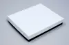 3-3/4L x 5-1/4W x 7/8H, 2-Piece Set-Up Jewelry Boxes w/Fiber Insert, Black Onyx and White Canvas