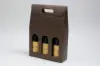 10-5/8L x 3-1/2W x 15H, Italian Wine Boxes, Chocolate Pebble