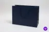 16W x 6D x 12H, Matte Eurotote Bags with Rope Handles, Matte Navy