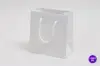 6W x 3-1/2D x 6-1/2H, Matte Eurotote Bags with Rope Handles, Matte White