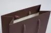 6W x 3-1/2D x 6-1/2H, Matte Eurotote Bags with Rope Handles, Matte Mocha