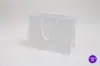 13W x 5D x 10H, Matte Eurotote Bags with Rope Handles, Matte White
