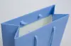 6W x 3-1/2D x 6-1/2H, Matte Eurotote Bags with Rope Handles, Matte Serenity