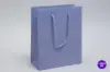 8W x 4D x 10H, Matte Eurotote Bags with Rope Handles, Matte Wisteria