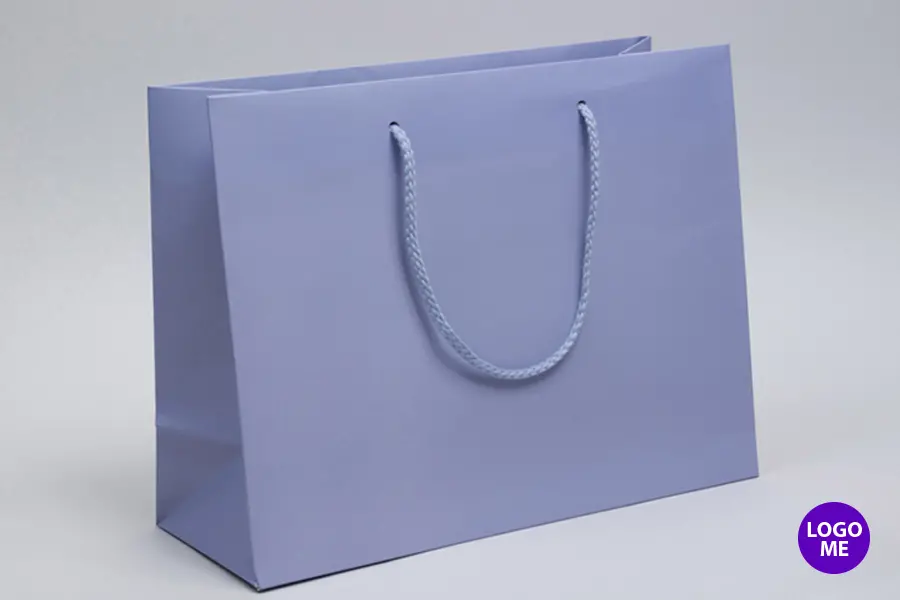 16W x 6D x 12H, Matte Eurotote Bags with Rope Handles, Matte Wisteria