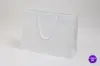 16W x 6D x 12H, Matte Eurotote Bags with Rope Handles, Matte White