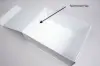 10-5/8L x 14W x 5-1/2H, Vogue Series 7 Panel Matte Magnetic Boxes, Matte White