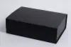 9-3/4L x 7W x 3H, Scratch Resistant Matte Finish Magnetic Boxes, Black Matte