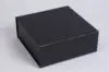 8L x 8W x 3H, Scratch Resistant Matte Finish Magnetic Boxes, Black Matte
