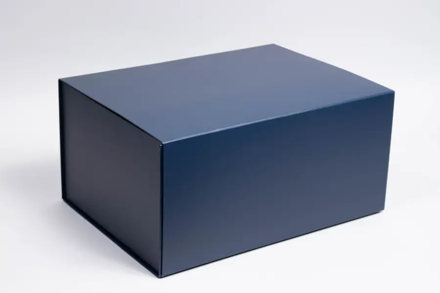 16L x 12W x 8H, Scratch Resistant Matte Finish Magnetic Boxes, Matte Navy