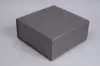 10L x 10W x 4-1/2H, Scratch Resistant Matte Finish Magnetic Boxes, Silver Matte