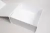 12L x 12W x 4-1/2H, Scratch Resistant Matte Finish Magnetic Boxes, Matte White