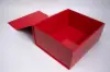 13L x 10-3/4W x 5-1/2H, Scratch Resistant Matte Finish Magnetic Boxes, Matte Red
