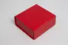 3-5/8L x 3-1/2W x 1-1/2H, Scratch Resistant Matte Finish Magnetic Boxes, Matte Red
