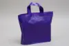 12W x 4D x 10H, Plastic Tote Bags with Soft Loop Handles, Grape Frost