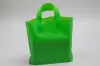 12W x 4D x 10H, Plastic Tote Bags with Soft Loop Handles, Citrus Green
