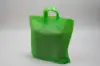16W x 6D x 15H, Plastic Tote Bags with Soft Loop Handles, Citrus Green