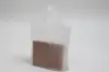 12W x 4D x 10H, Plastic Tote Bags with Soft Loop Handles, Frosted Clear