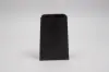 6-1/4W x 9-1/4L, Pinch Bottom Colored Paper Bags, Black