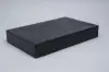 19L x 12W x 3H, Ohio Valley Colored Pop Up Apparel Boxes, Black Gloss